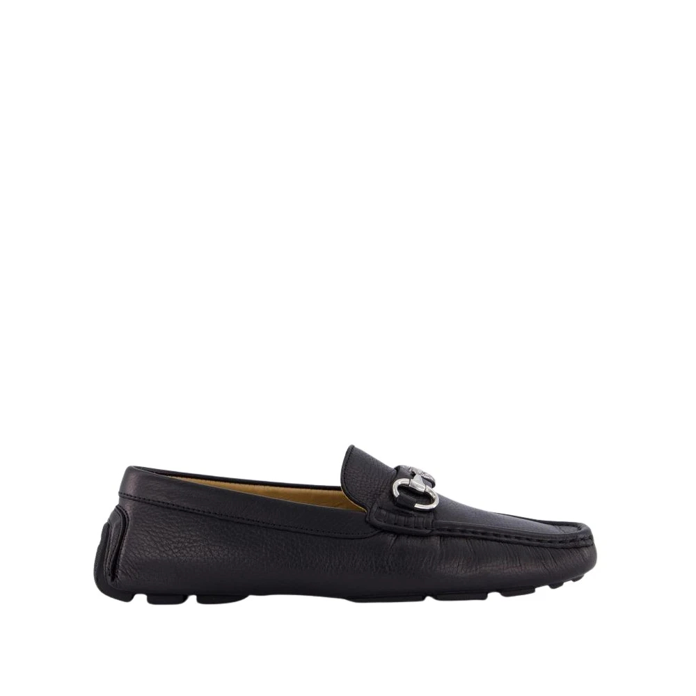Gibaldi Herren Schwarz - Klassische E Loafer-Schuhe - Shoes - K - 42 Eu