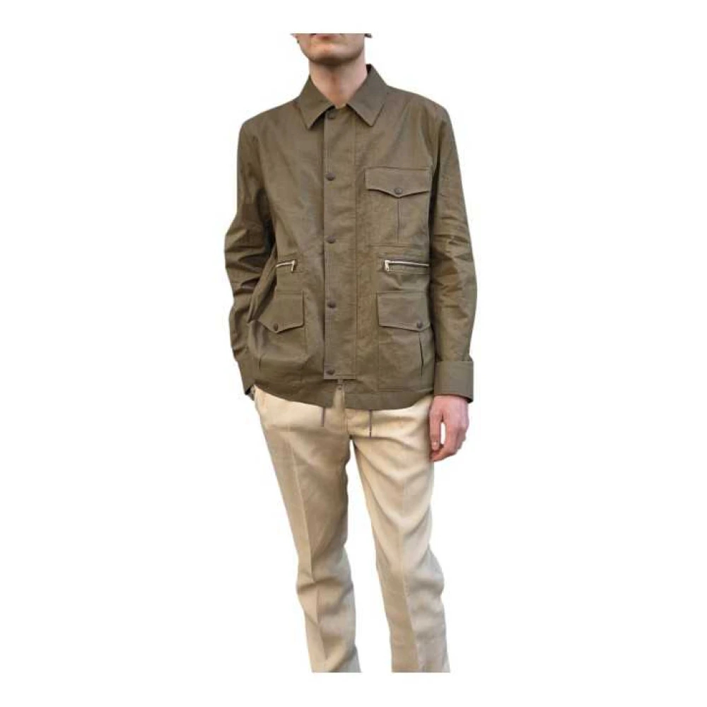 Paul Smith Herren Grün - Multi-Pocket Safari Jacke - Jackets - Xl