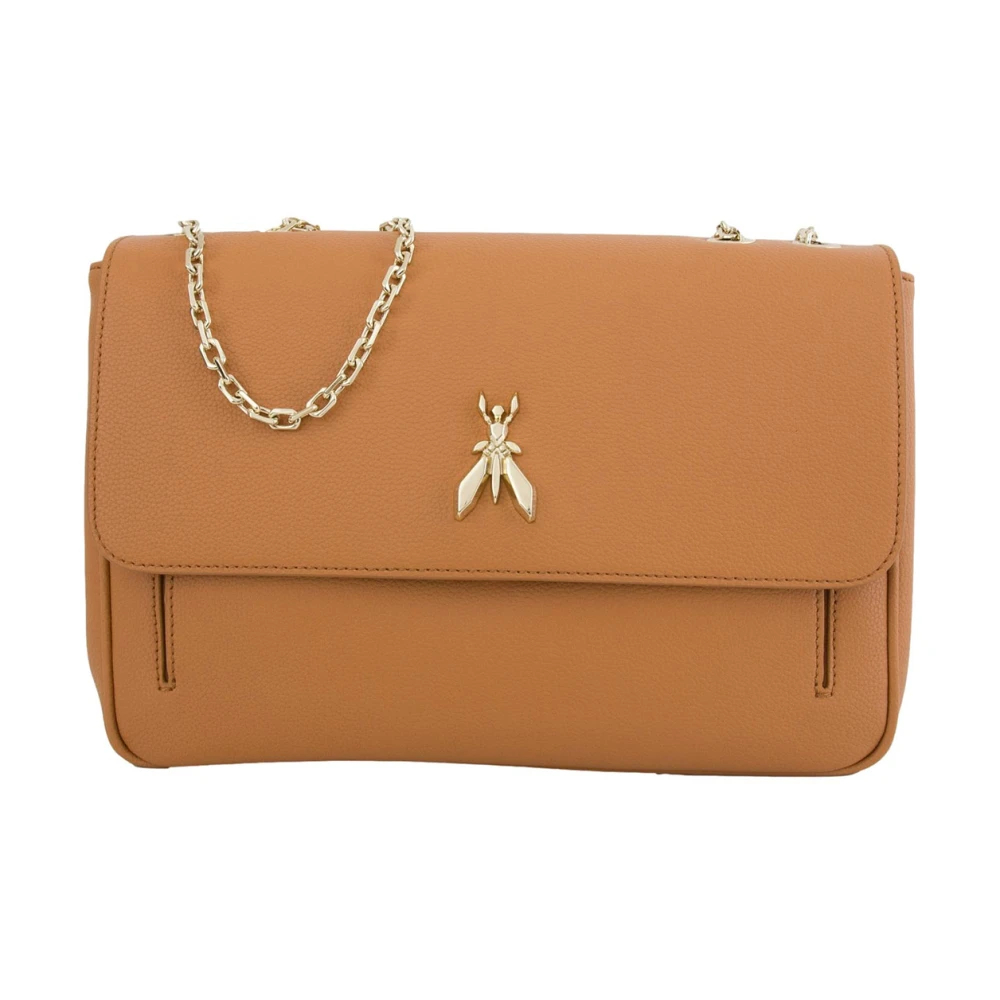 Patrizia Pepe Damen Braun - Leder Tasche Im Klassischen Stil - Bags - One Size
