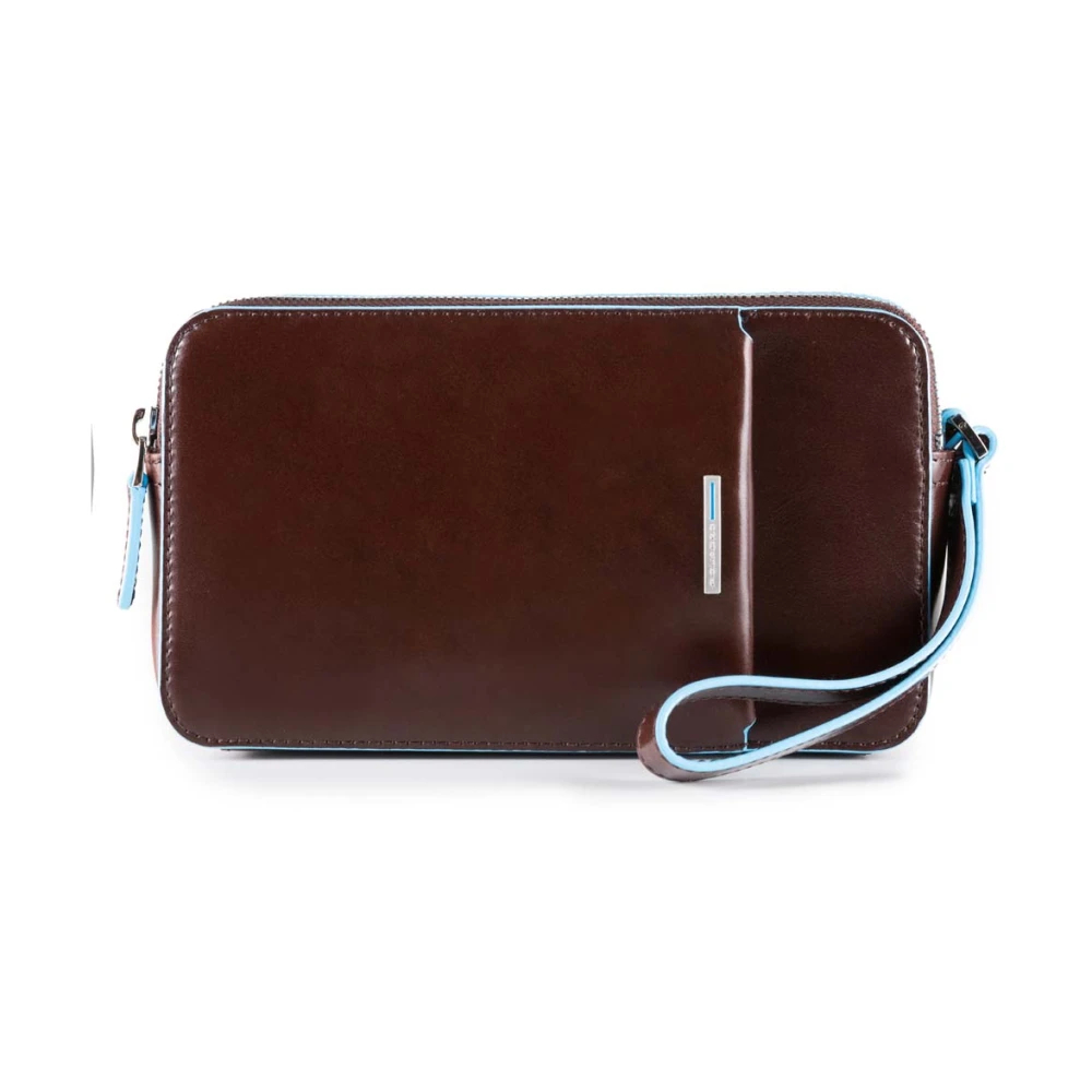 Piquadro Herren Braun - Handgelenktasche Mit Fronttasche - Bags - One Size
