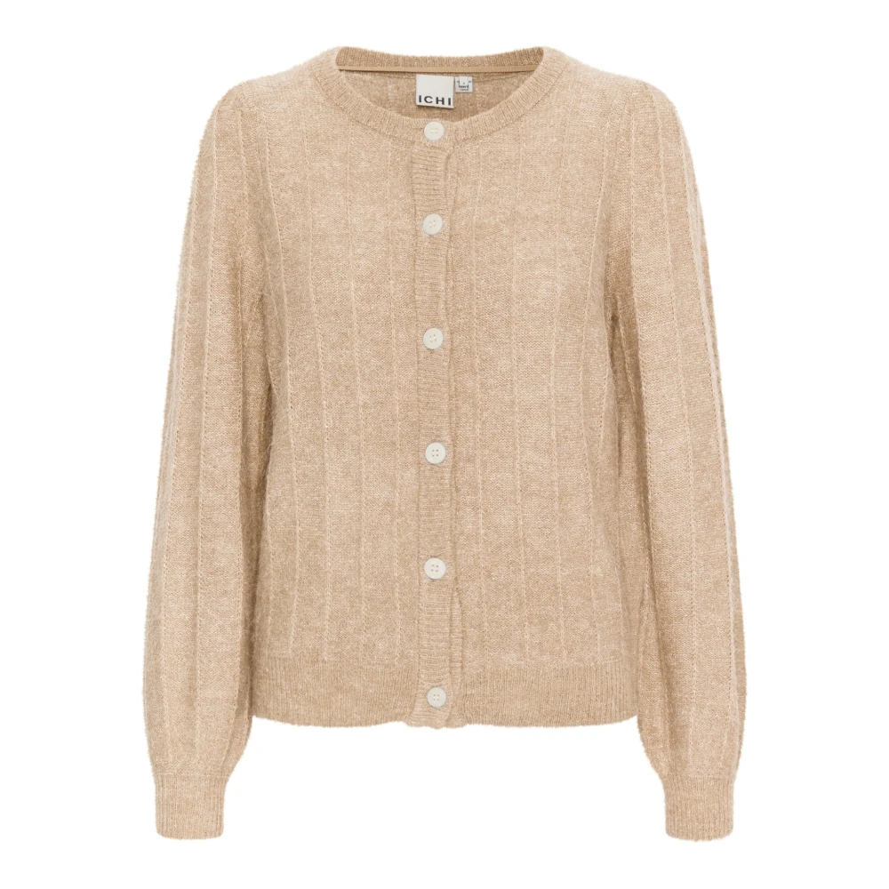 Ichi , Damen, Strickwaren, Beige, L - Bild 4
