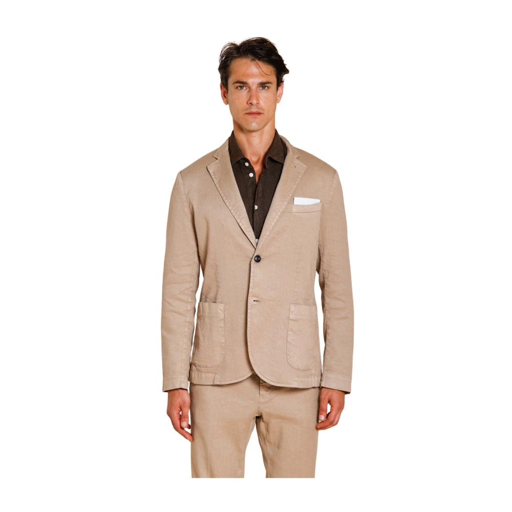 Mason's Herren Beige - Da Vinci Blazer - Jackets - 3XL