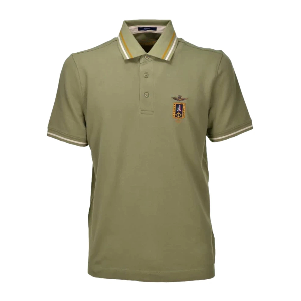 Aeronautica Militare Herren Grün - Polo Frecce Tricolori - Tops - 4XL