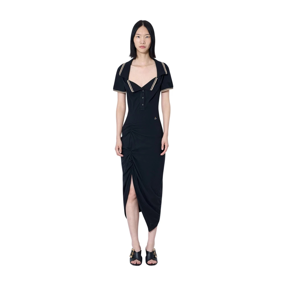 Vivienne Westwood Damen Schwarz - Long Monday Pulling Dress - Dresses - K - L