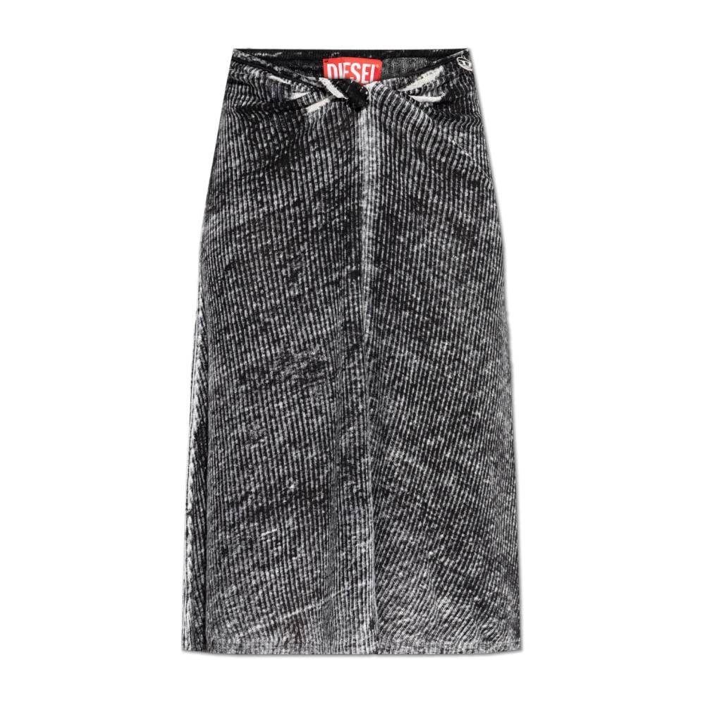 Diesel Damen Schwarz - M-Livette Rock - Skirts - K -Xs