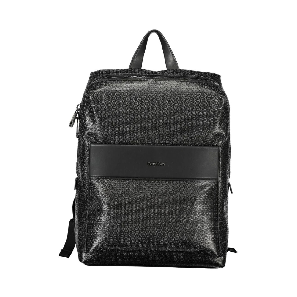 Calvin Klein, Herren, Handtasche, Nero Polyester Men's Backpack, Schwarz - Bild 4