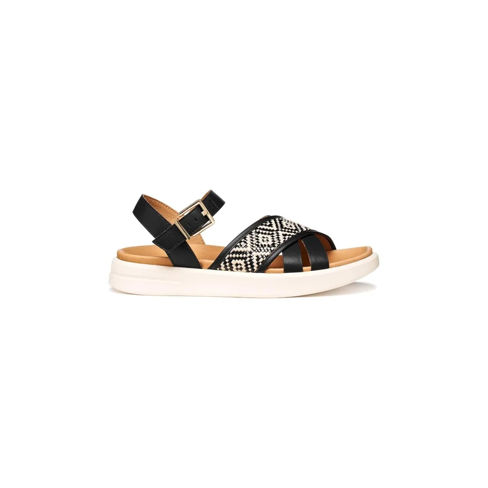 Geox - D Xand 2S Flat Sandal - Shoes - Damen - Schwarzk - 38 Eu - Bild 5