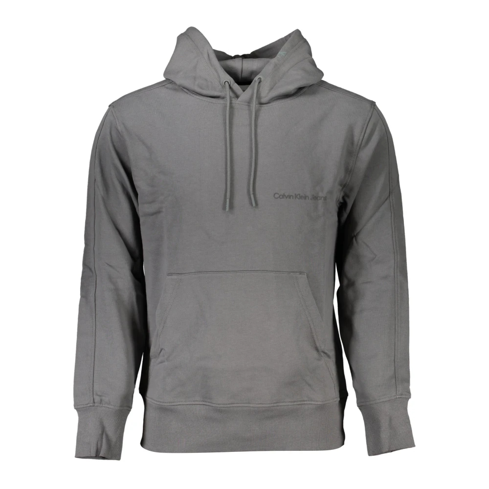 Calvin Klein Herren Grau Regular Fit Hoodie J30j300072 2XL - Bild 4