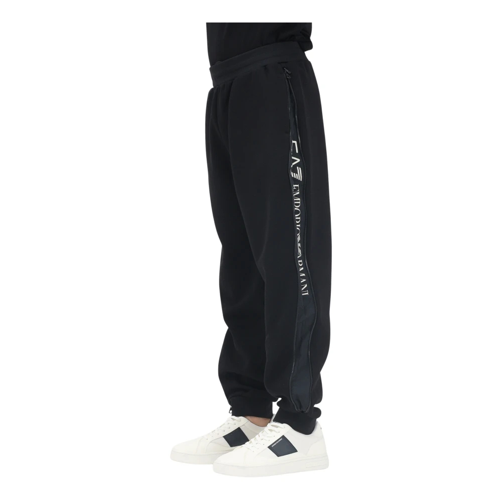 Emporio Armani Ea7 Herren Schwarz - Sportliche E Hose Moderner Schnitt - Trousers - K - S