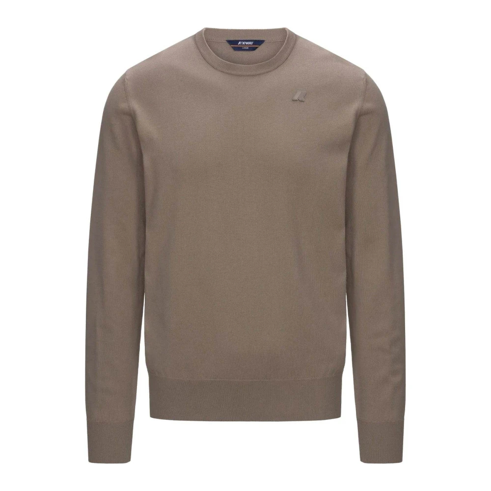 K-Way Herren Beige - R Baumwollpullover Sebastien - Knitwear - Xl