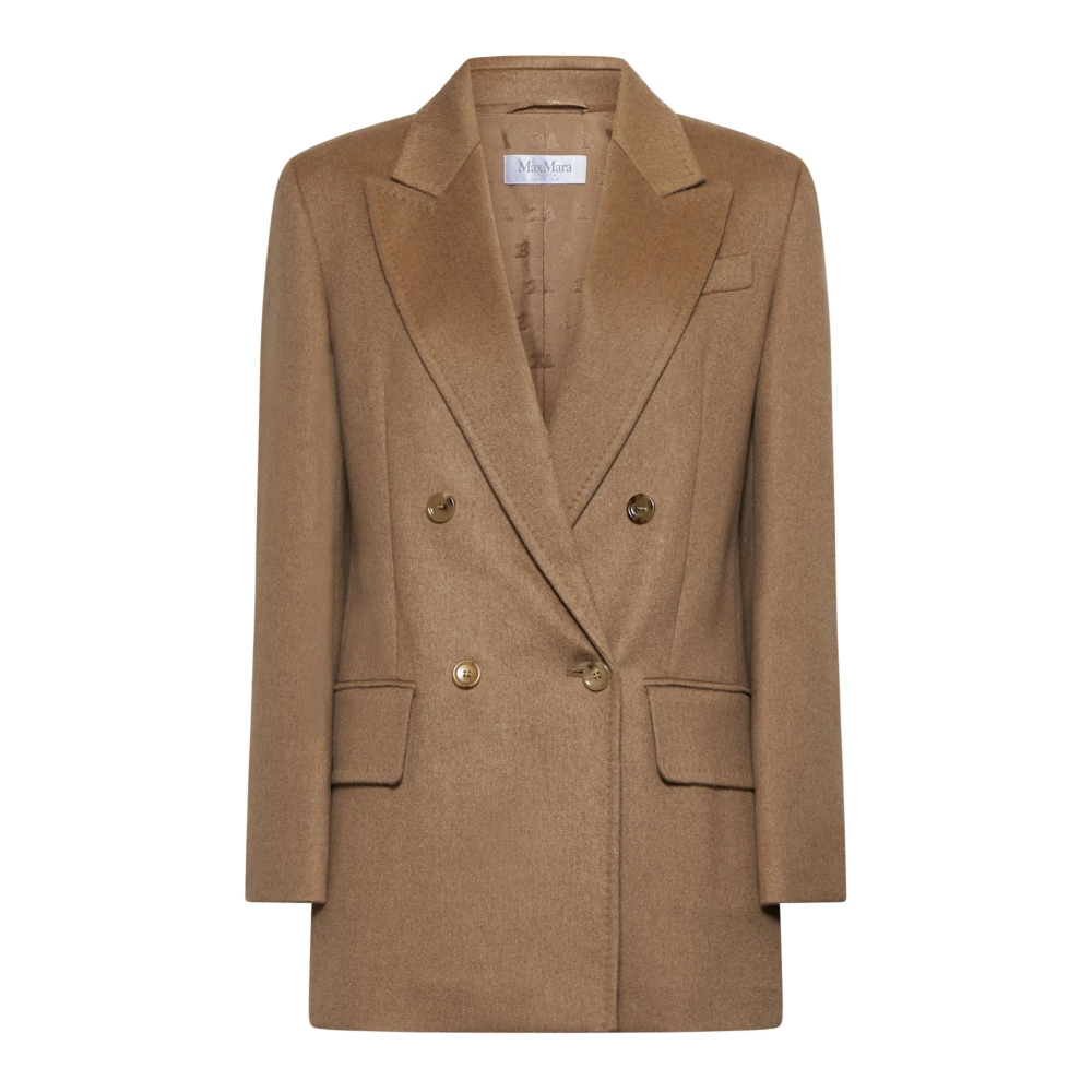 Max Mara - Falster Kamelhaar Blazer Jacke - Jackets - Damen - Braun - S