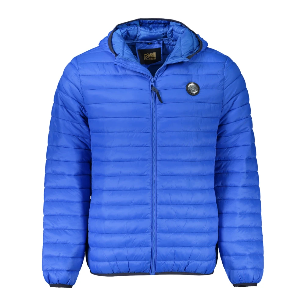 Cavalli Class - Blaue Polyamid Herrenjacke - Jackets - Herren - Blau - M - Bild 6