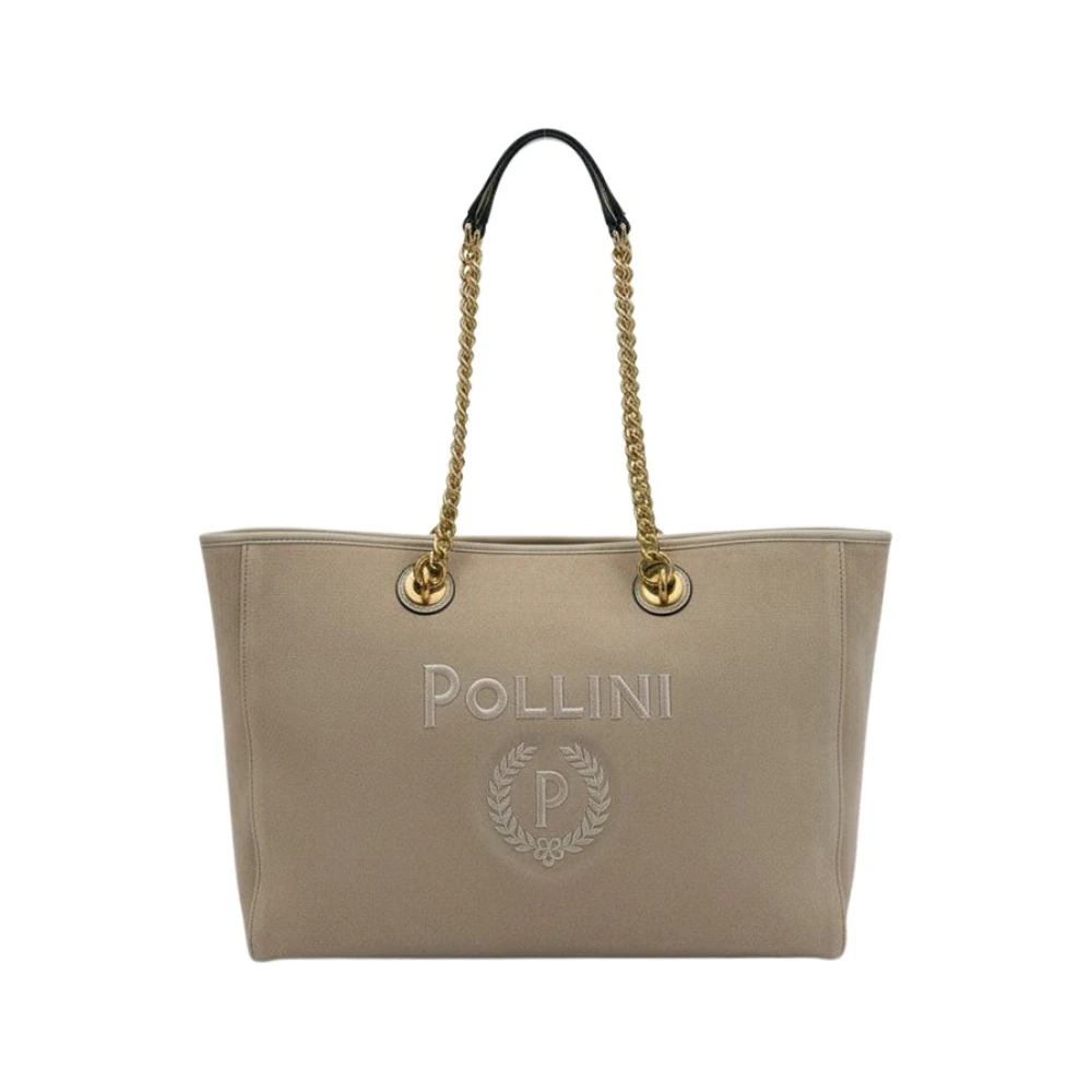 Pollini Damen Beige - Capri Tote Bag - Bags - One Size