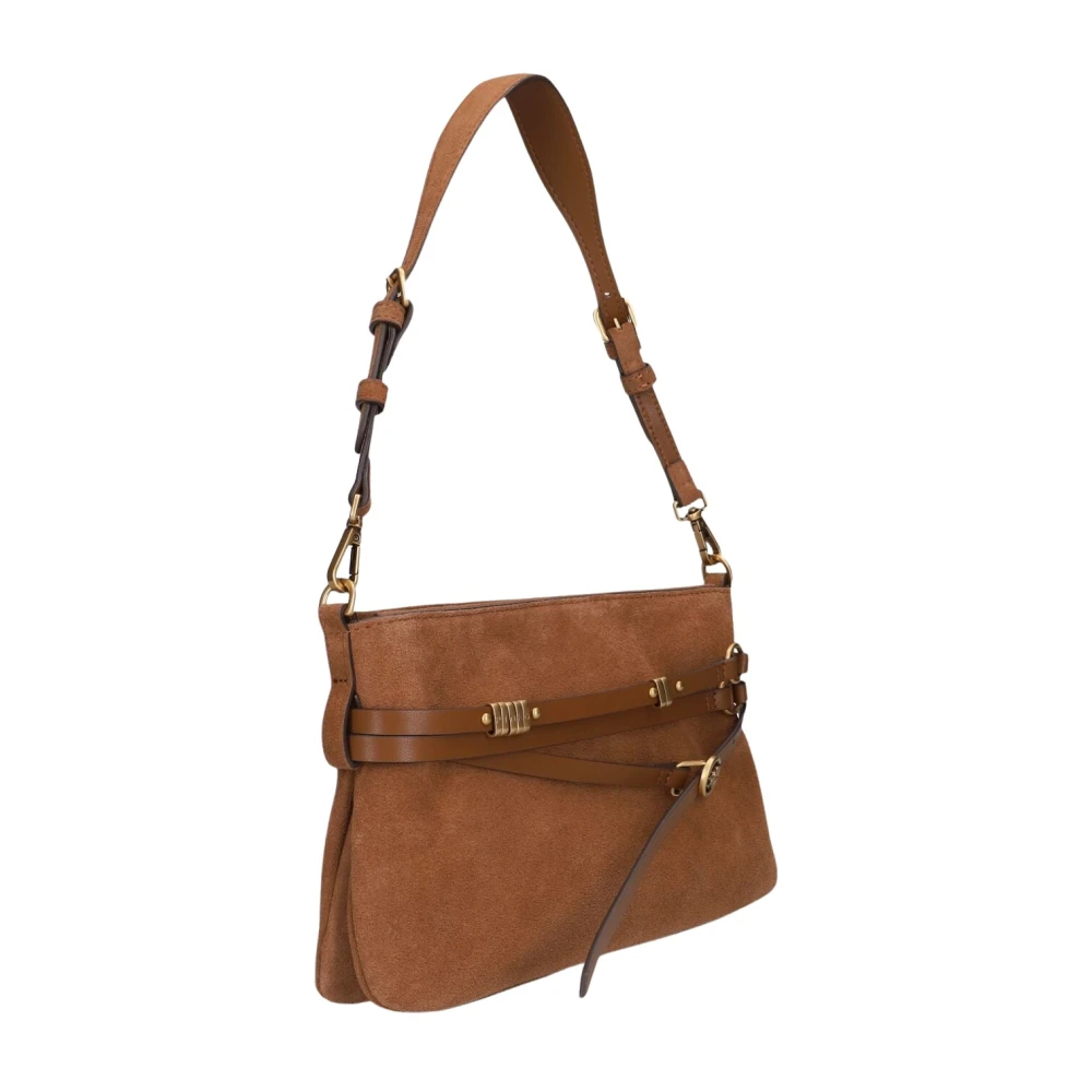 Pinko - Belt Bag Mini Suede - Bags - Damen - Braun - One Size