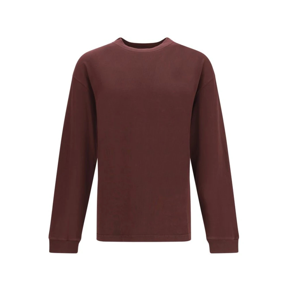 Dolce & Gabbana Herren Braun - Gerippter Crew Neck Sweater - Tops - M