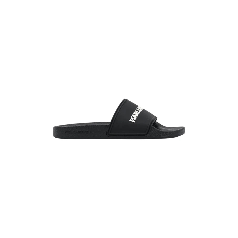 Karl Lagerfeld Herren Schwarz Pantoletten Kondo Ii Kl70004c 41 - Bild 2