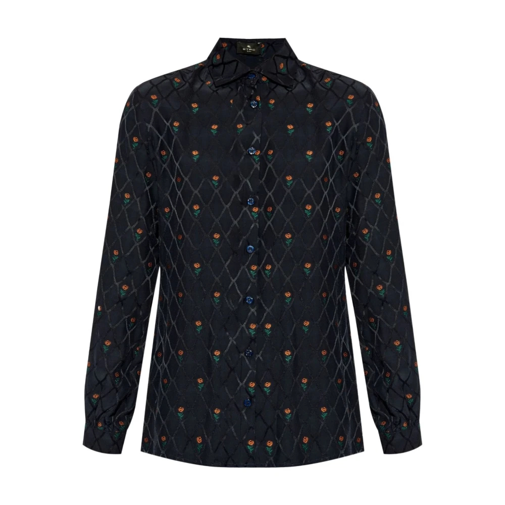 Etro Damen Schwarz - Stilvolle Blusen Kollektion - Blouses & Shirts - K - M