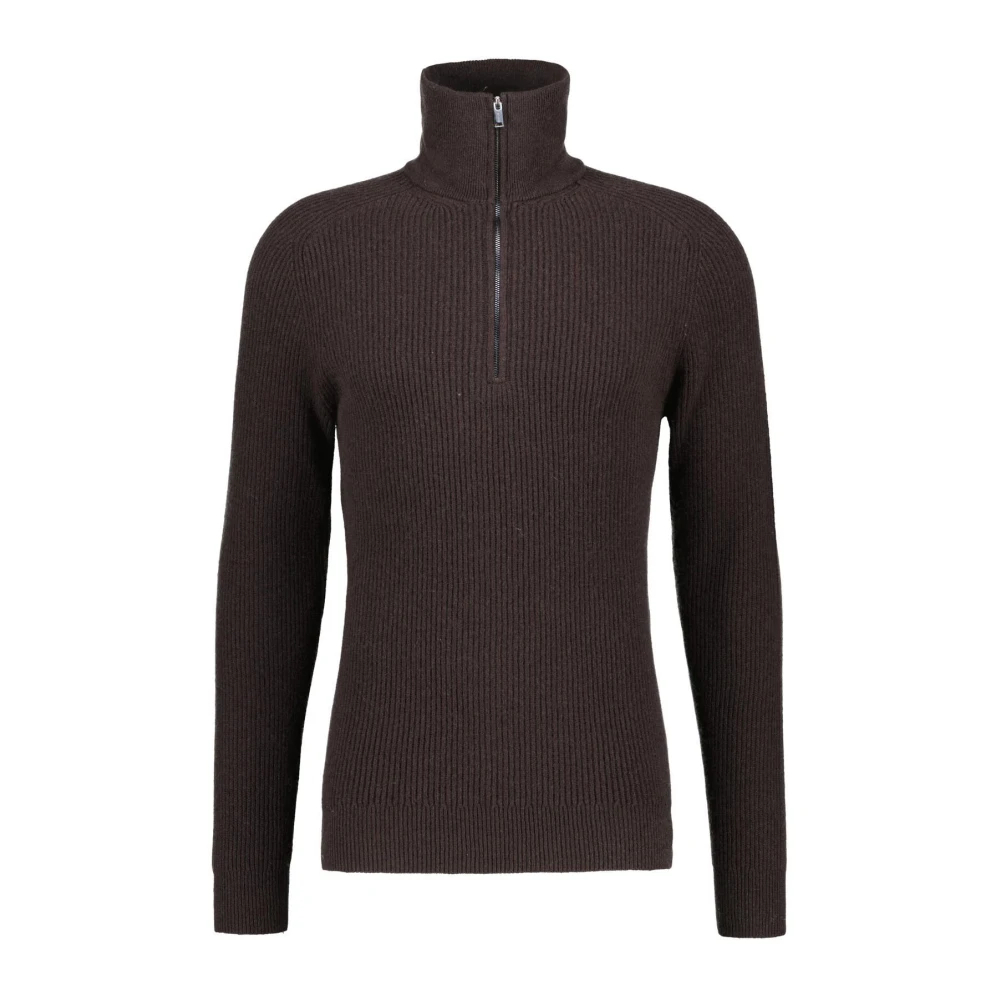 Profuomo Half Zip Pullover Wool Braun - Größe XXL - Bild 4