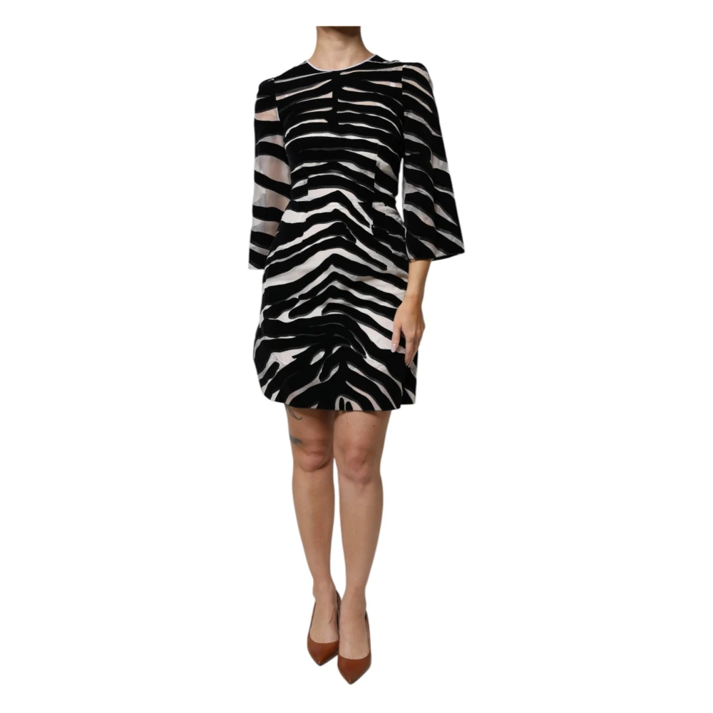 Dolce & Gabbana Damen Schwarz - A-Linien Etuikleid Mini - Dresses - K - 2XL