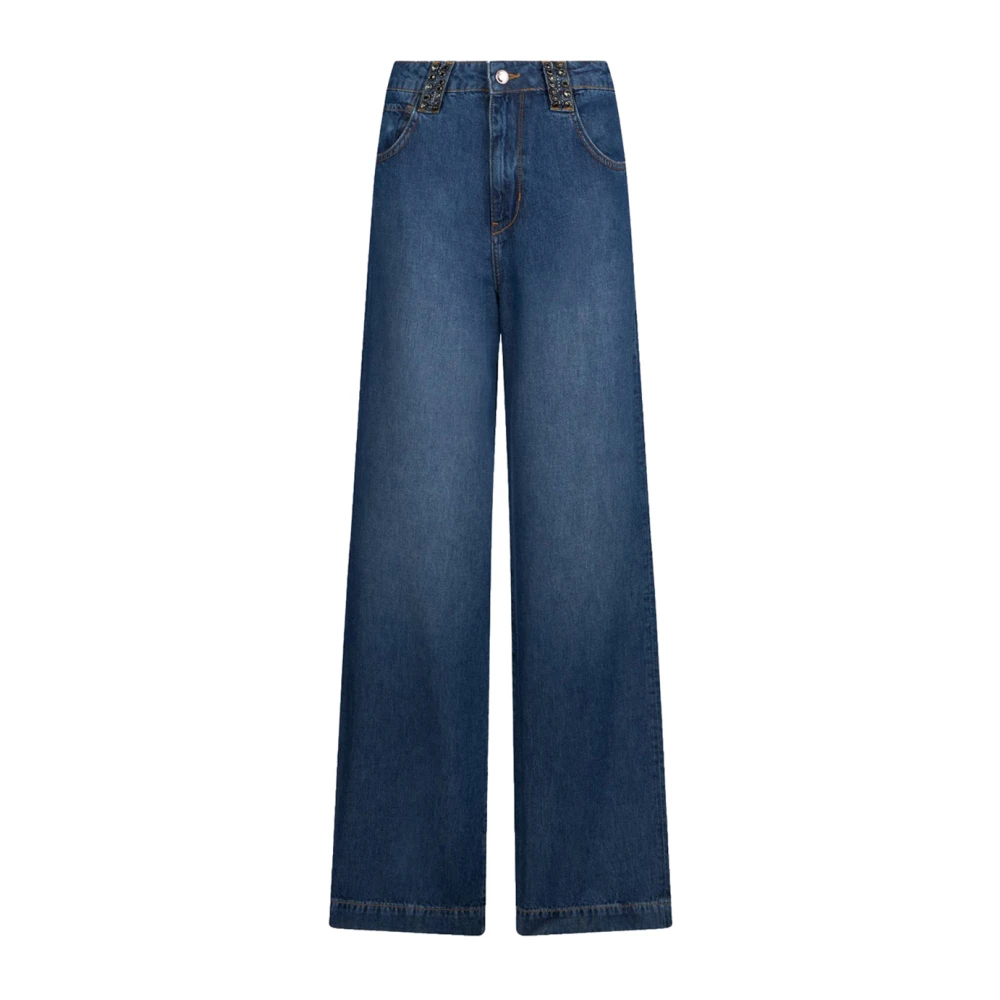 Liu Jo Damen Blau - High-Rise Schlagjeans - Jeans - W30