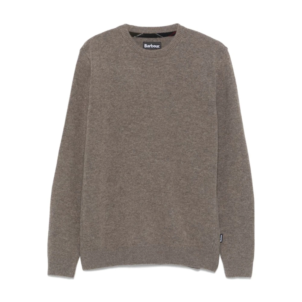 Barbour Herren Grau - Er Wollstrickpullover Rundhalsausschnitt - Knitwear - S