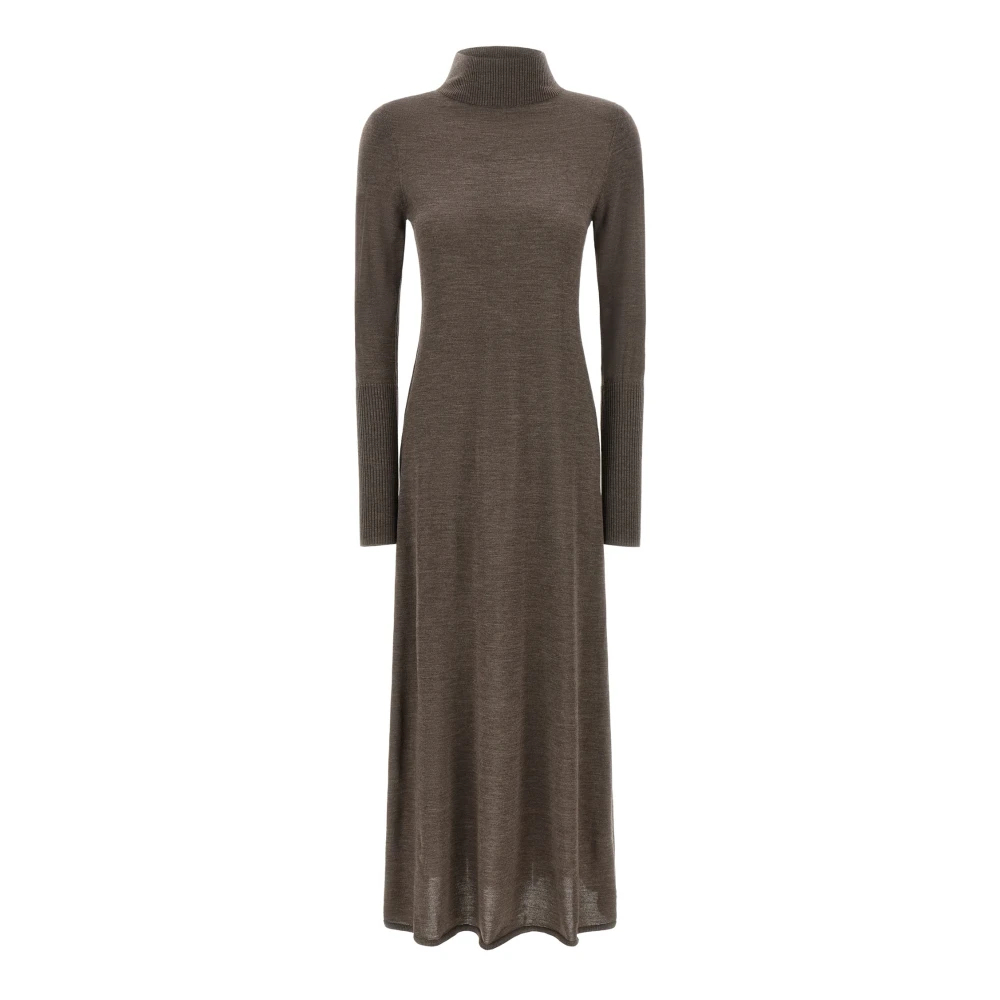 Pinko Damen - Langes Rollkragenkleid Aus Merinowolle - M - Bild 6