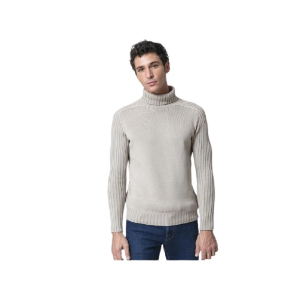 Gran Sasso Herren Beige - R Rollkragenpullover - Knitwear - 3XL
