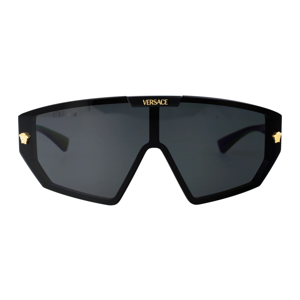 Versace Unisex Dark Grey,Mirror Gold Sunglass Ve4461 - Rahmenfarbe: Schwarz, Linsenfarbe: Dark Grey/Mirror Gold - Bild 12