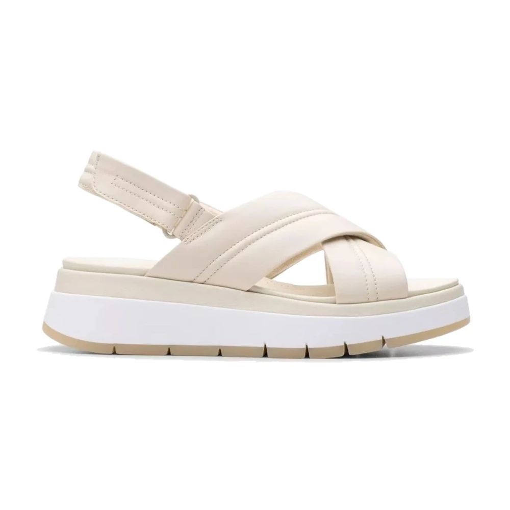Clarks Damen Weiß Sandale "Tuscan", Gr. 38, Leder, Schuhe Sandale, Mit Besonders Flexibler Und Leichter Sohle - Bild 6