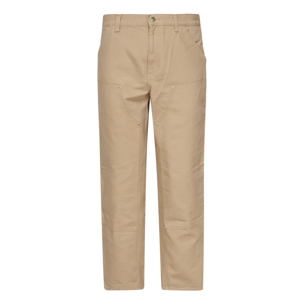 Carhartt Wip Herren Beige - Hose Mit Logo Verschluss - Trousers - W30