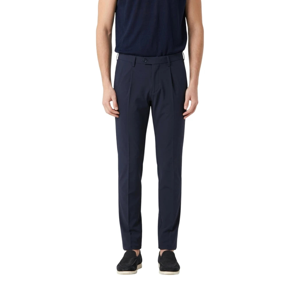 Mason's Herren Blau - Torino 1 Pinces Dynamic Chino Jogger Pants - Trousers - M