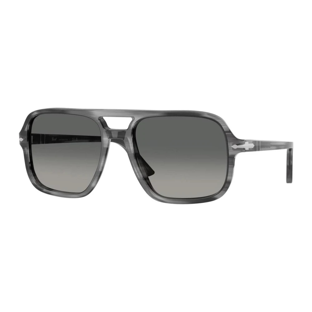 Persol Herren Striped Grey Po3328s 119271 Graue Sonnenbrillen - Bild 3