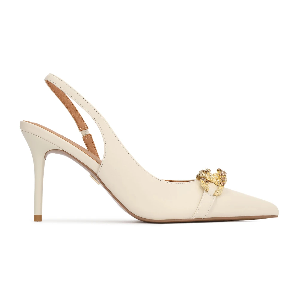 Kazar Damen Beige - Slingback Pump - Shoes - 37 Eu