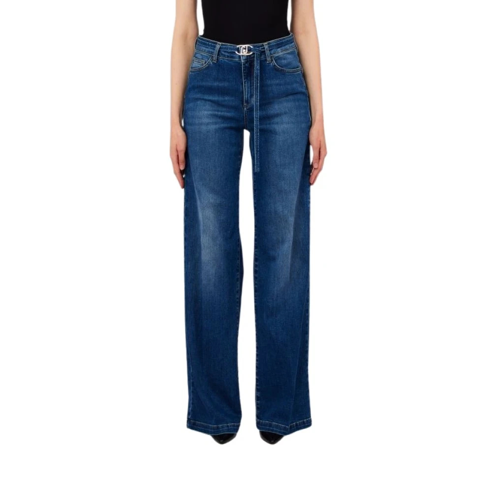 Liu Jo Damen Blau - High-Rise Schlagjeans - Jeans - W30