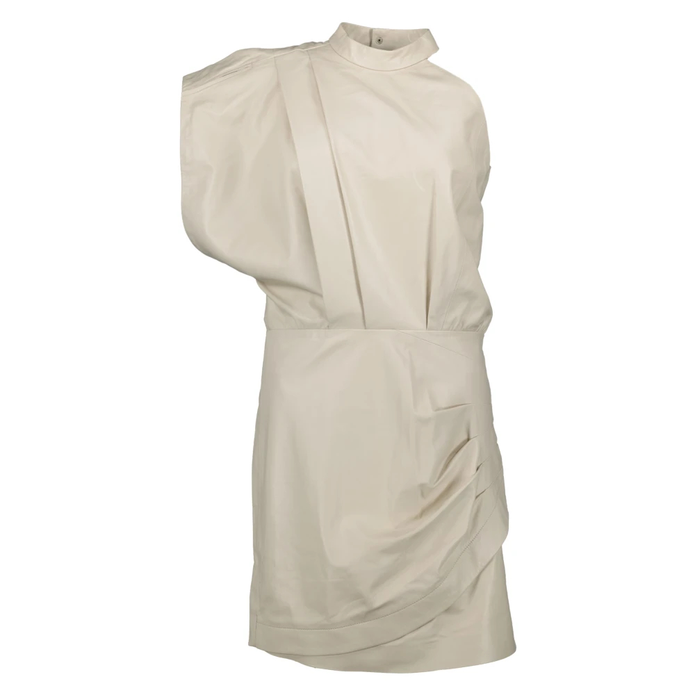 Iro Damen Beige - Lederkleid Pernille - Dresses - L