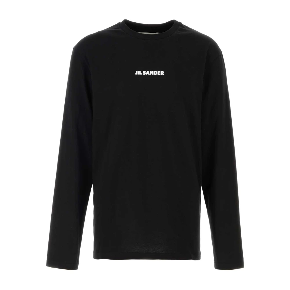 Jil Sander Herren Schwarz - Langarm-T-Shirt - Tops - K - M