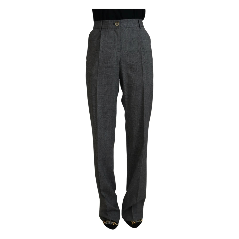 Dolce & Gabbana Damen Grau - High Waist Hose - Trousers - S