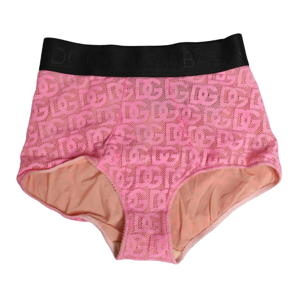 Dolce & Gabbana Damen Rosa - High Waist Girdle - Underwear - S