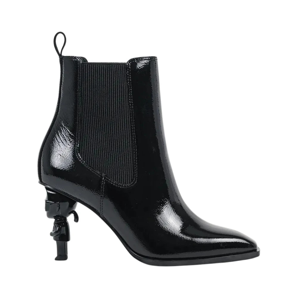 Karl Lagerfeld Damen Schwarz Stiefeletten Nft Heel Kl39146 40 - Bild 2