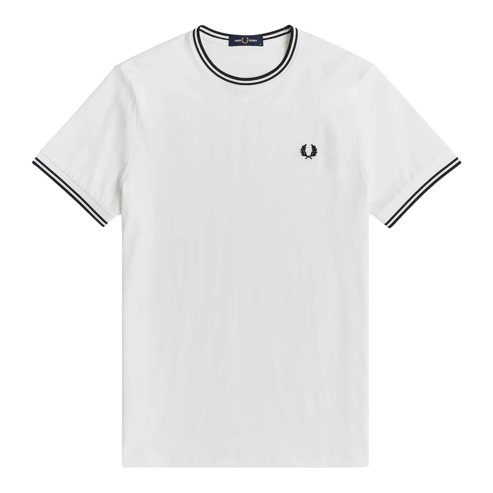 VAN GRAAF Fred Perry Herren Weiß T-Shirt Baumwolle Extra Groß - Bild 10