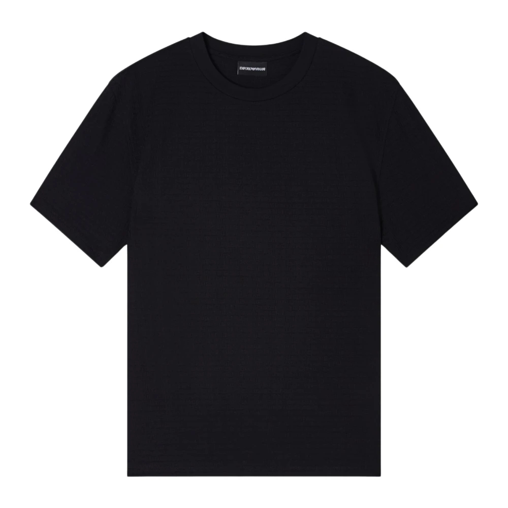 Emporio Armani - Kurzärmeliges T-Shirt - Tops - Herren - Schwarzk - Xl