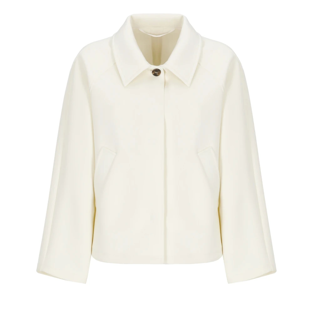 Marella Damen Weiß - Emme Mäntel - Jackets - L