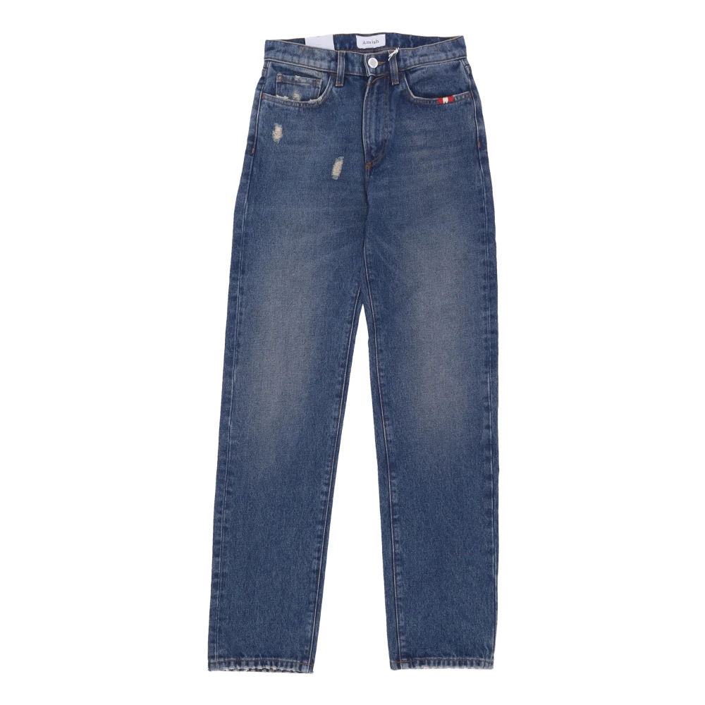 Amish Damen Blau - Straight Denim Jeans - Jeans - W28