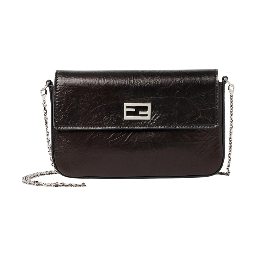 Fendi - Tube Wallet On Chain - Bags - Damen - Schwarzk - One Size - Bild 8