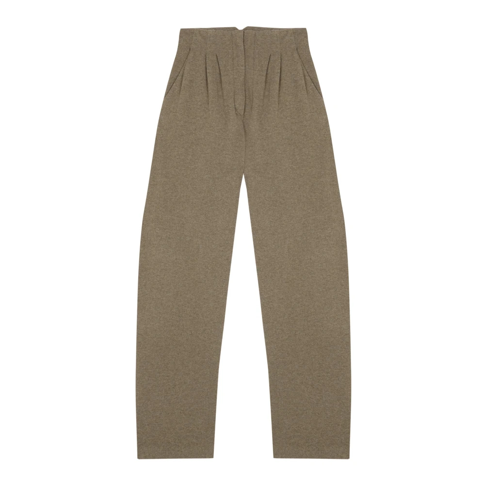 Cortana Damen Grün - High-Waist Bundfaltenhose - Trousers - 2XS