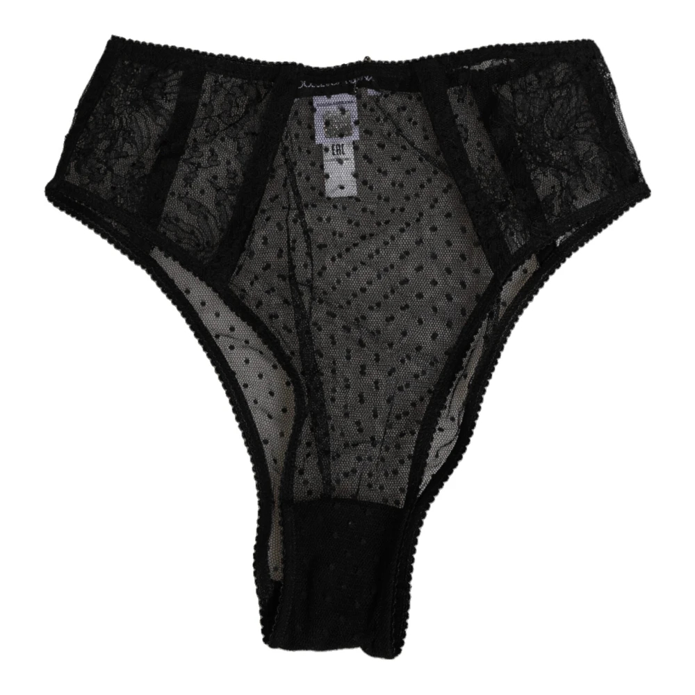 Dolce & Gabbana Damen Schwarz - High Waist Brief Panties - Underwear - K - S