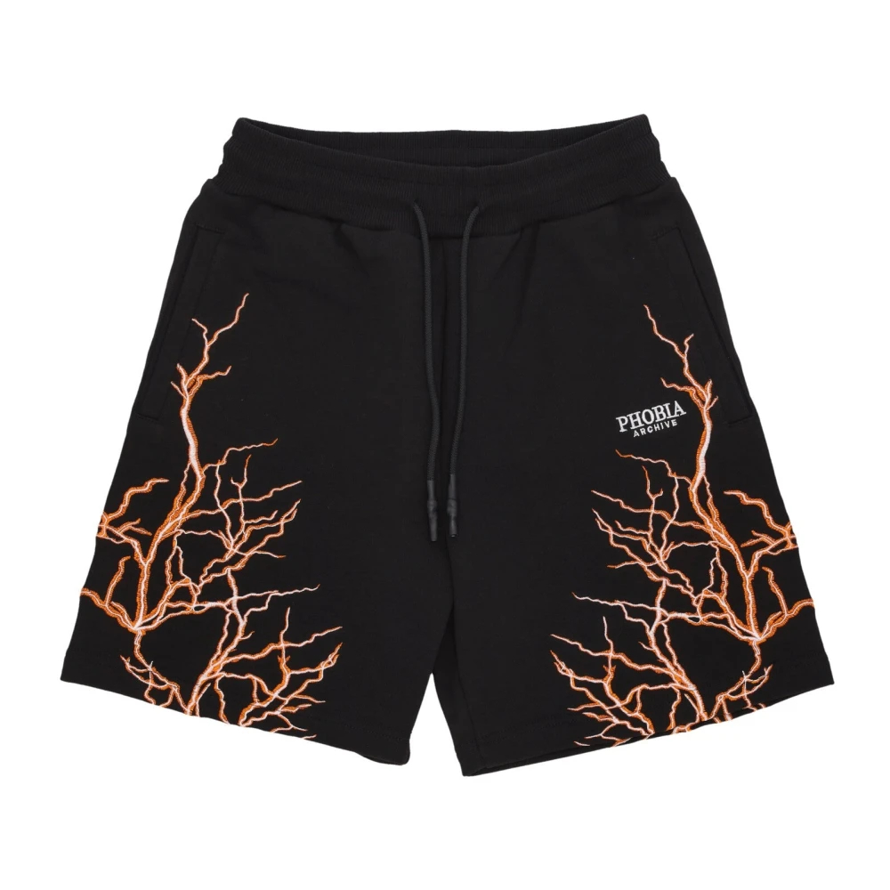 Phobia Archive Herren Schwarz - Lightning Shorts - Shorts - K - Xl