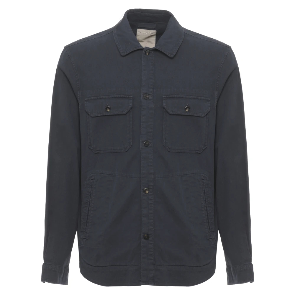 Woolrich Herren Blau - Light Jackets - Jackets - M