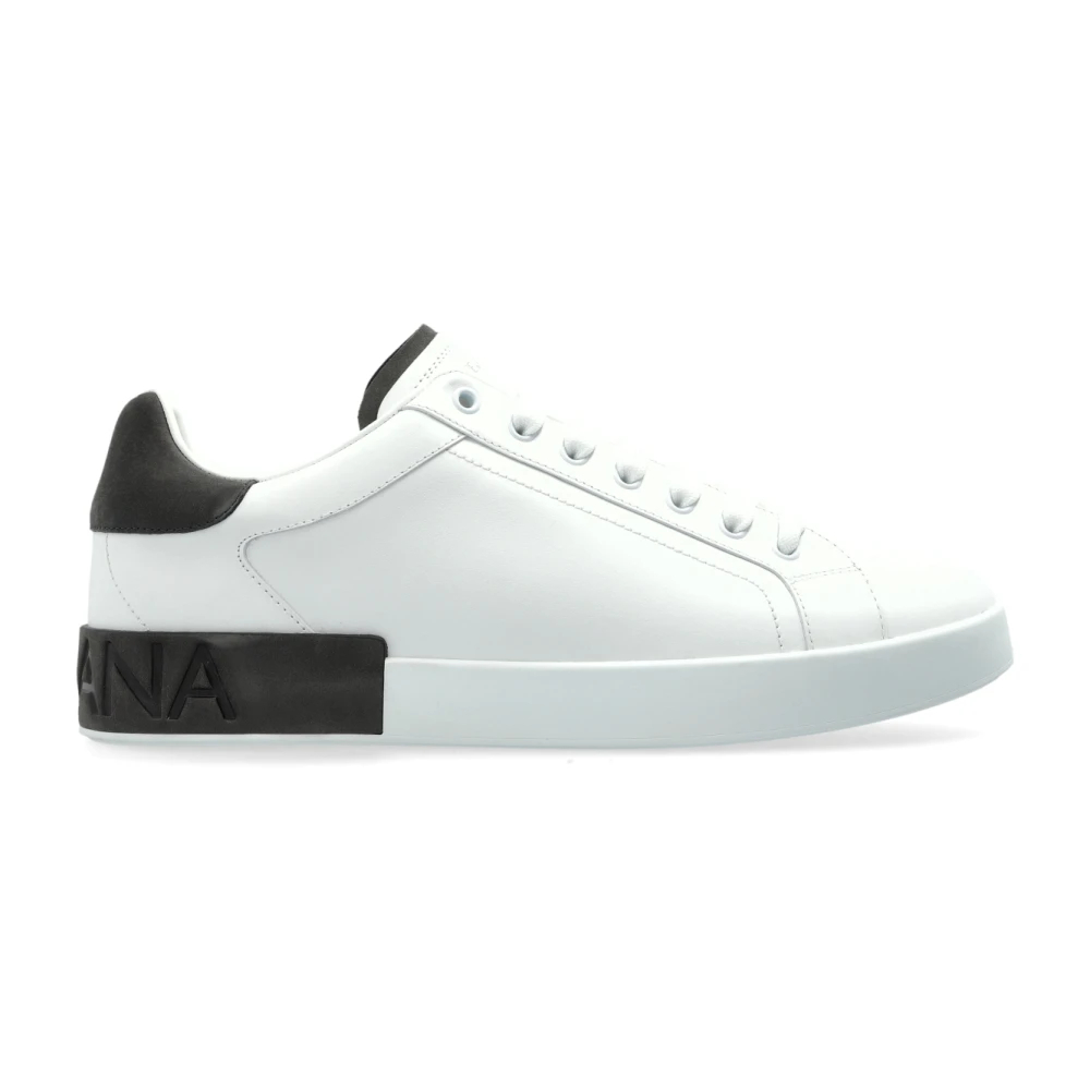 Dolce & Gabbana Herren Weiß - Portofino Sportschuhe - Shoes - 40 Eu