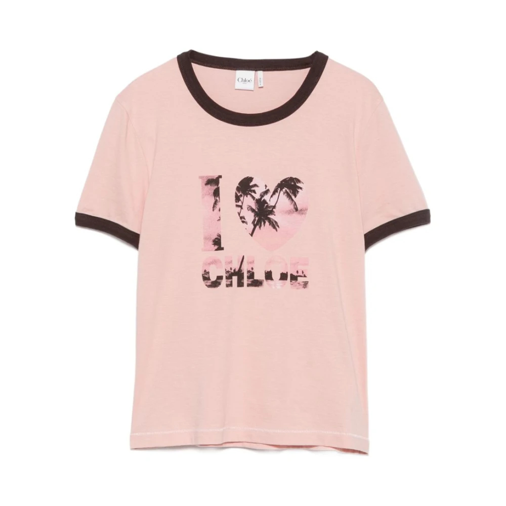 Chloé , Damen, Oberteile, Rosa, S - Bild 4